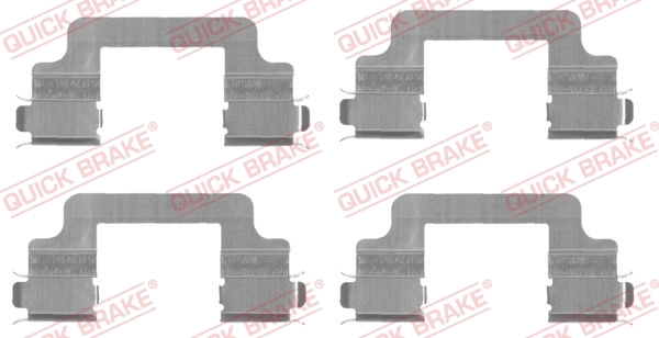 Accessory Kit, disc brake pad